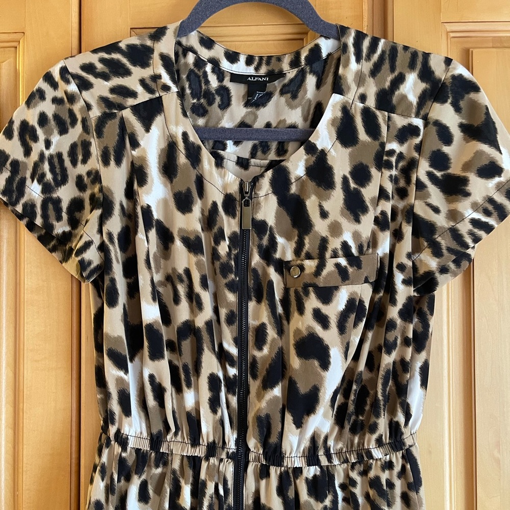 Alfani leopard print dress